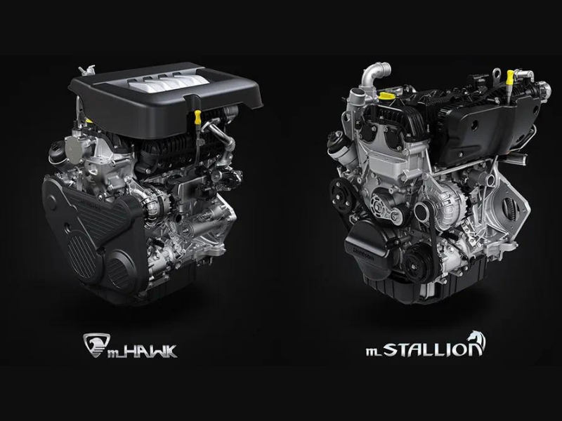 Mahindra XUV700 2.0-liter turbocharged m_HAWK petrol engine and a 2.2-liter m_STALLION diesel engine