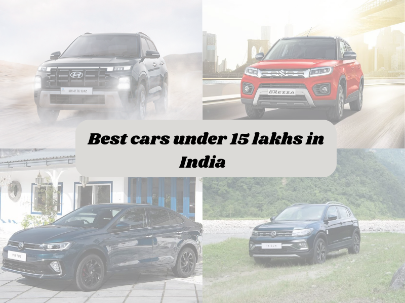 Best cars under 15 lakhs in India