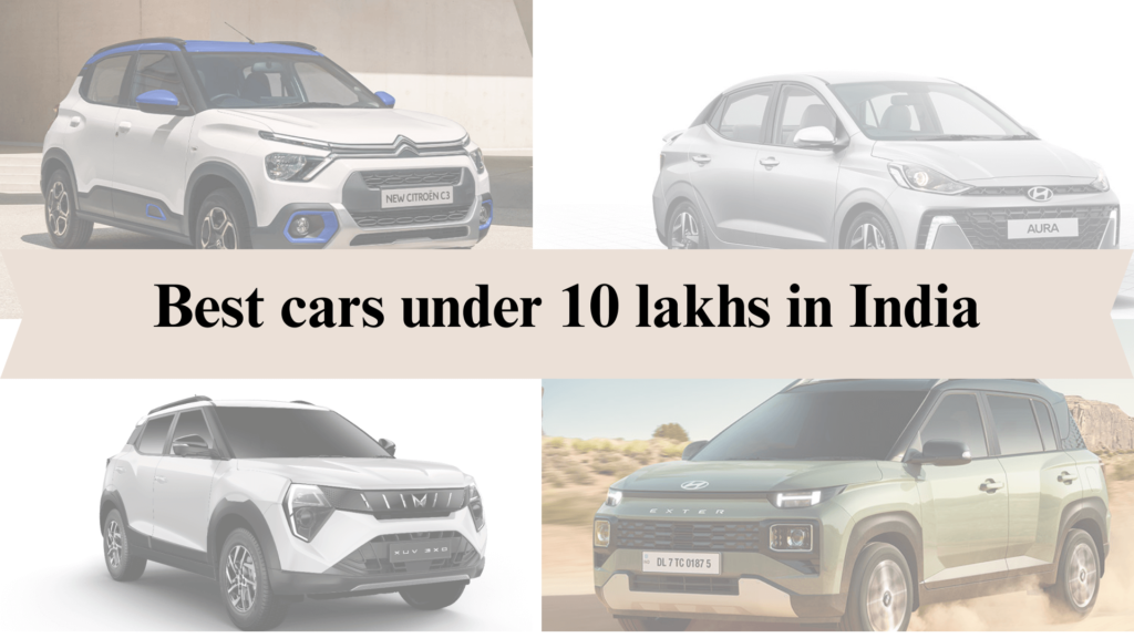 best cars in india under 10 lakhs