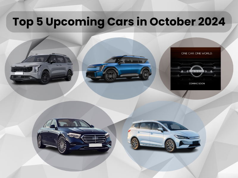 Upcoming Cars in October 2024