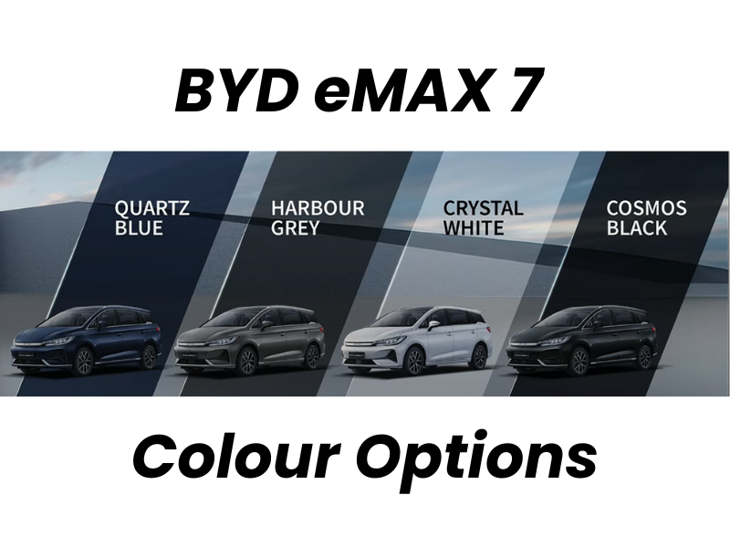 BYD eMAX 7 Colour Options