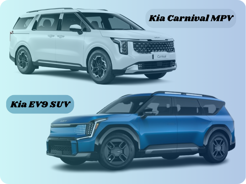 Kia Carnival MPV and EV9 SUV