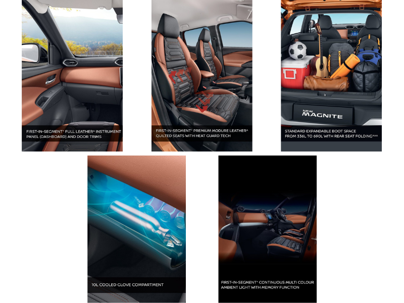 Nissan Magnite Facelift Interior Upgrades