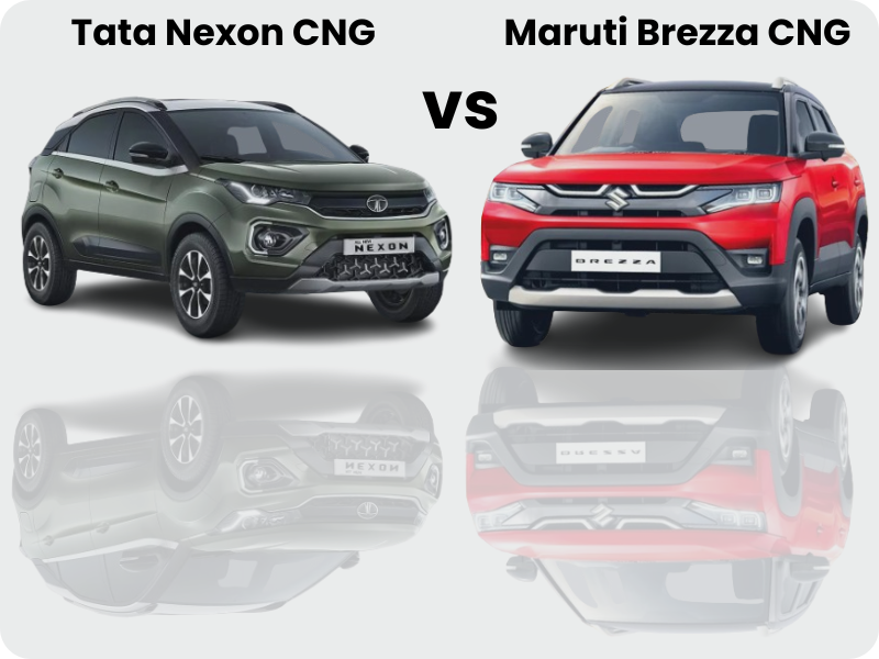 Tata Nexon CNG vs Maruti Brezza CNG