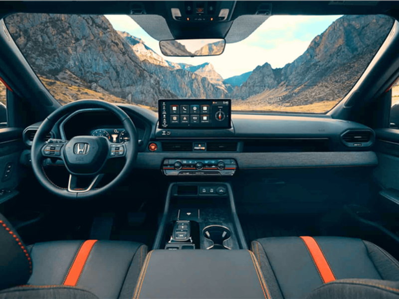 New Honda Passport SUV Dashboard View