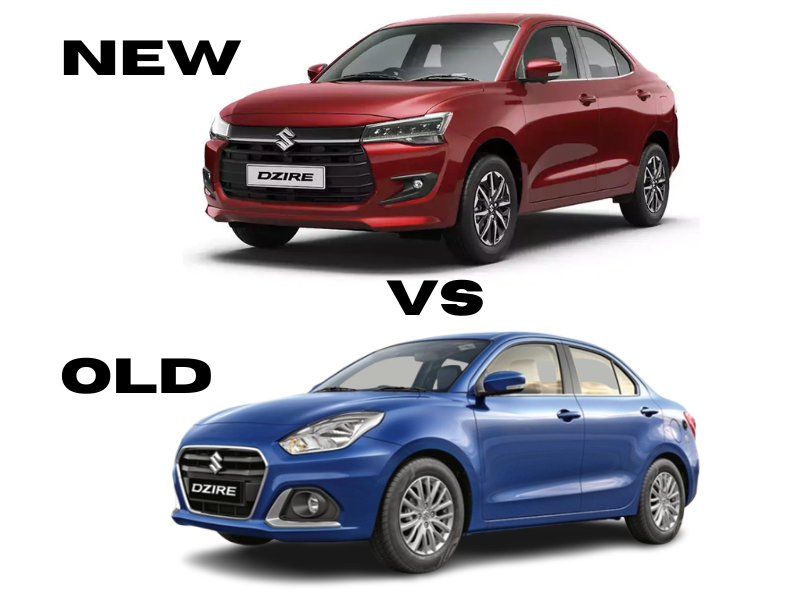 New Maruti Suzuki Dzire vs Old Dzire