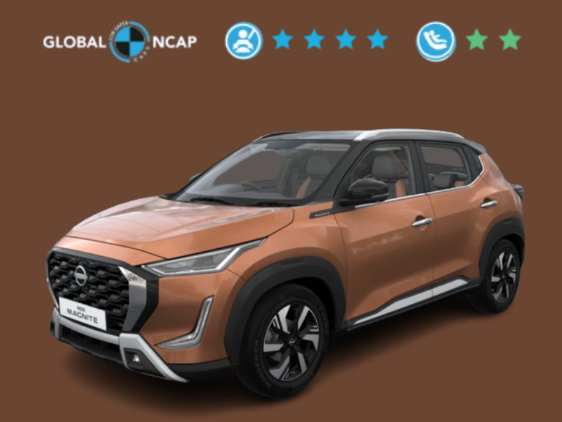 Nissan Magnite 4-Star Safety Rating