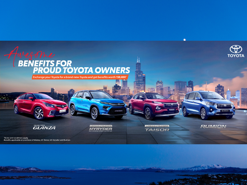 Offers on Toyota Cars in India for 2024