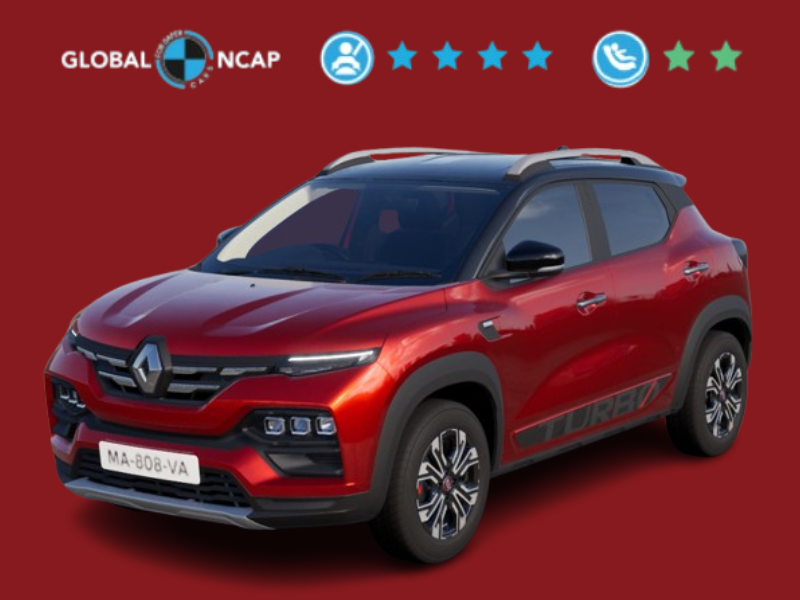 Renault Kiger 4-Star Safety Rating