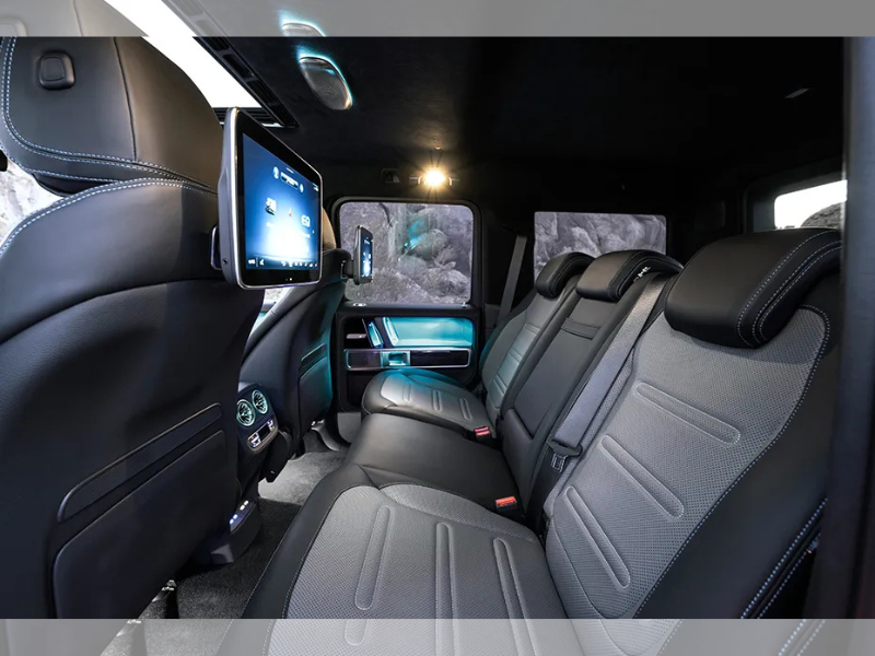 Mercedes Electric G Wagon Luxuriou Rear Seats