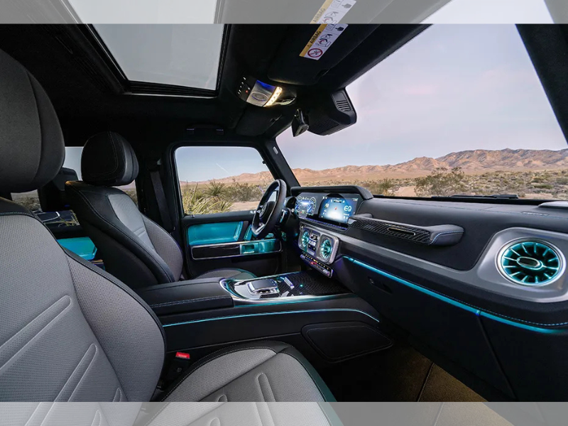 Mercedes Electric G Wagon Luxurious Interior