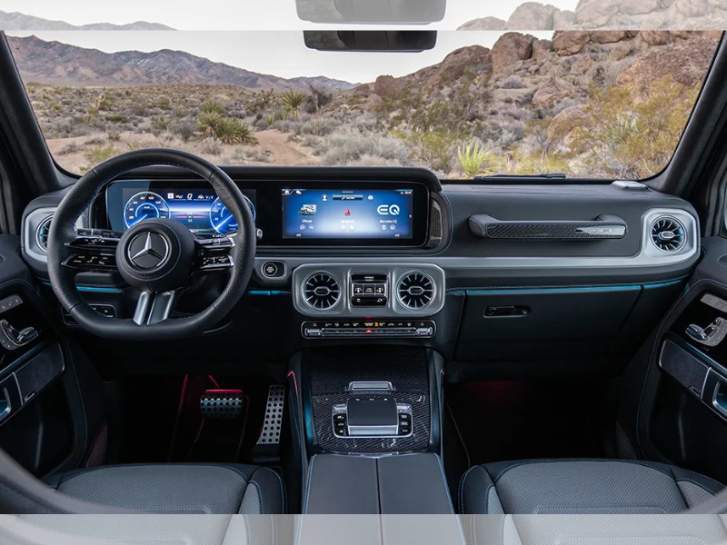 Mercedes Electric G Wagon Luxurious Interior